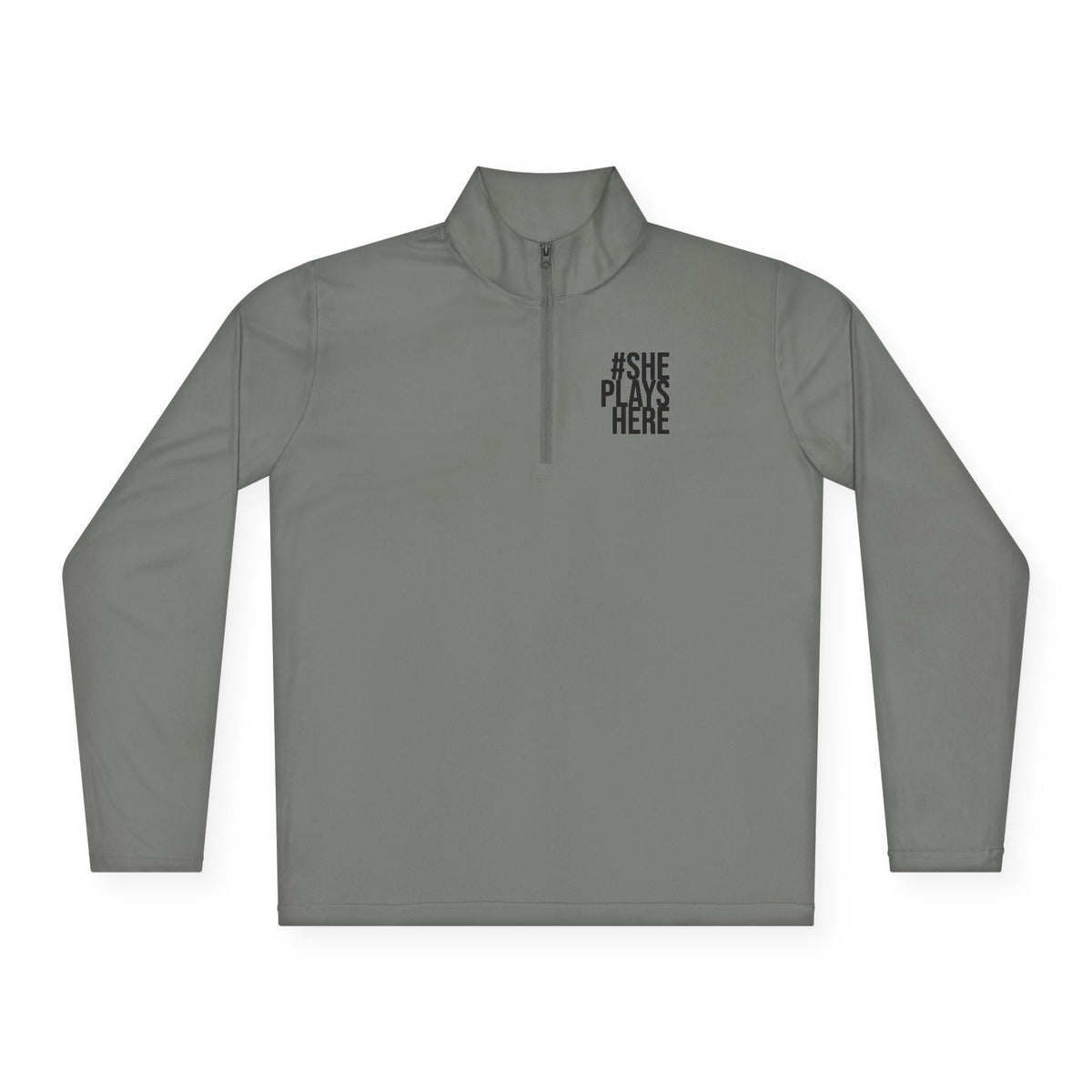 Minimal 'The Plain Girl' Quarter-Zip Pullover
