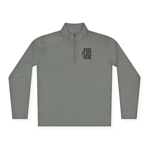 Minimal 'The Plain Girl' Quarter-Zip Pullover