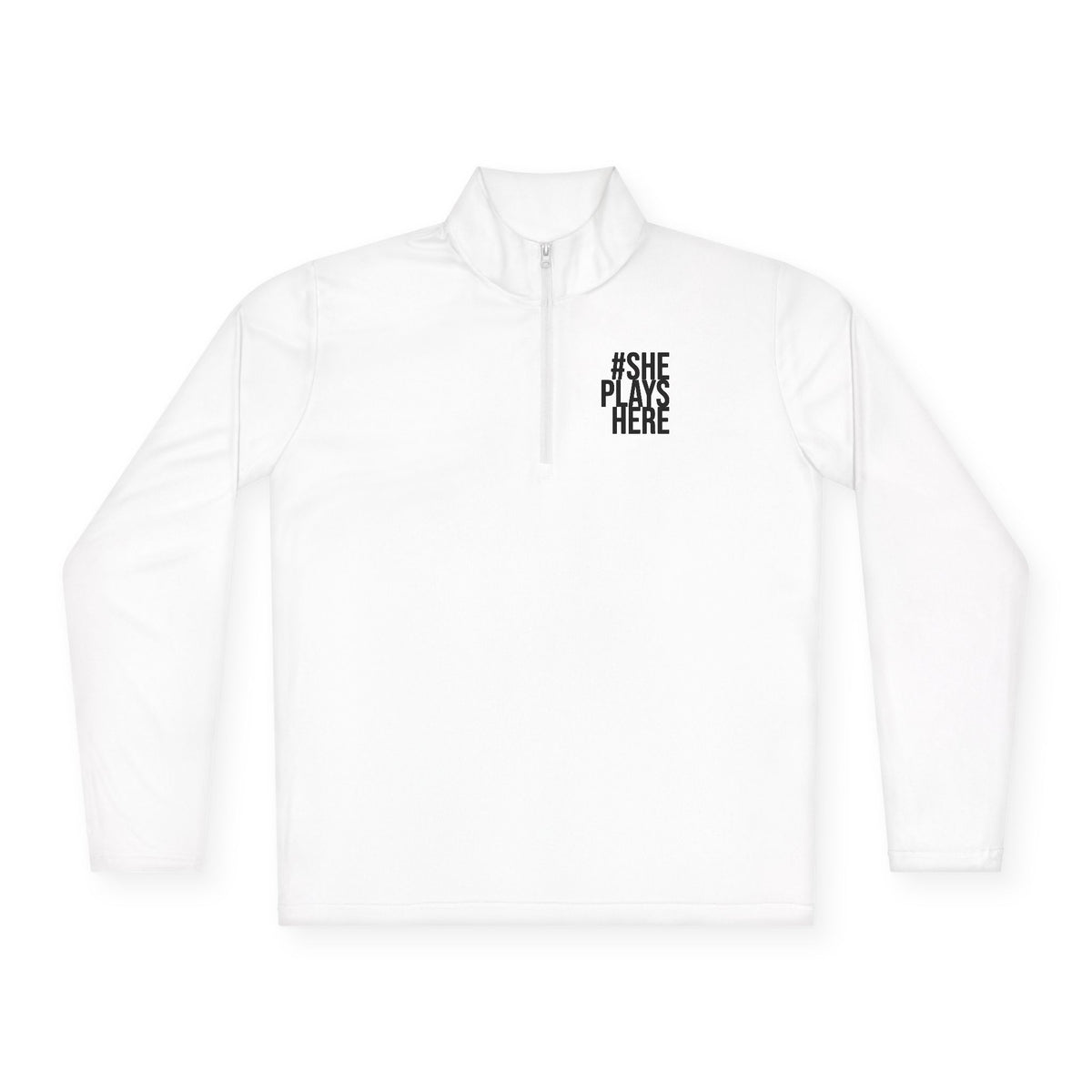 Minimal 'The Plain Girl' Quarter-Zip Pullover