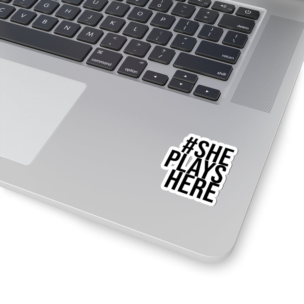 Rep #ShePlayHere Stickers