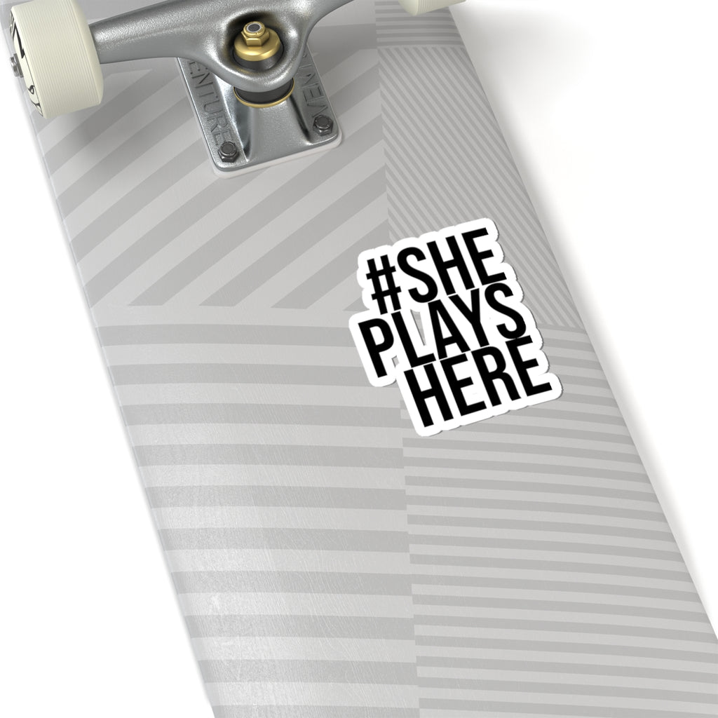 Rep #ShePlayHere Stickers