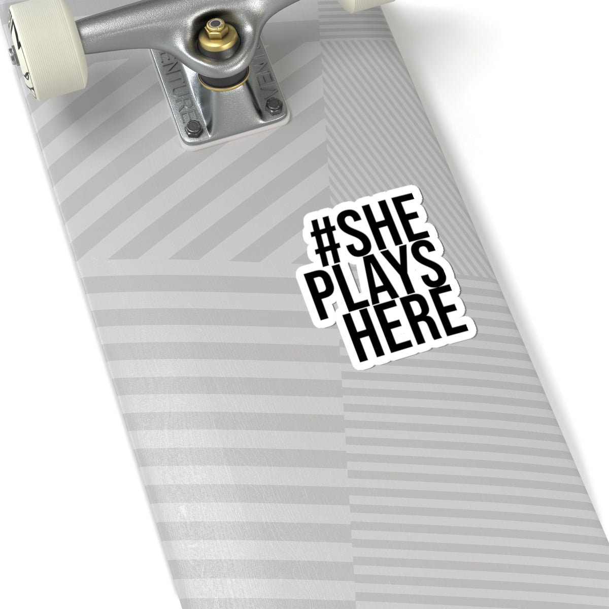 Rep #ShePlayHere Stickers