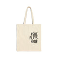 Cotton Canvas Tote Bag