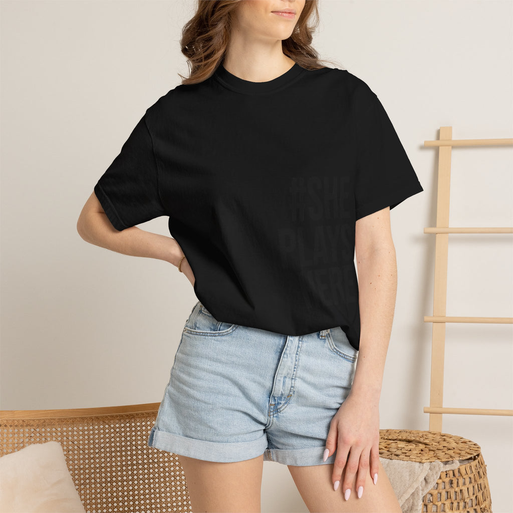 T-Shirt #ShePlaysHere